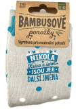 Albi Bambusové ponožky Nikola, veľkosť 37 - 42