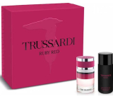 Trussardi Ruby Red parfumovaná voda 60 ml + telové mlieko 125 ml, darčeková sada pre ženy