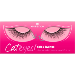 Essence Cateyes! umelé riasy 01 Catwalk 2 kusy, 1 pár