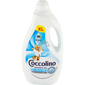 Coccolino Care White prací gel na bílé prádlo 68 dávek 2,7 l