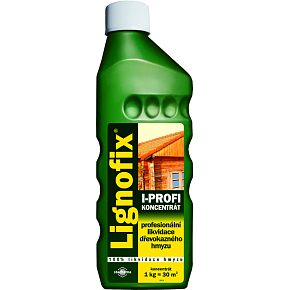 Lignofix I-profi likvidácia drevokazného hmyzu, číry, 1 kg Lignofix I-profi likvidácia drevokazného hmyzu, číry, 1 kg