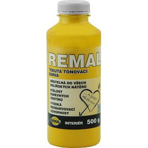 REMAL tónovací farba, 0610 žltá banánová, 500 g