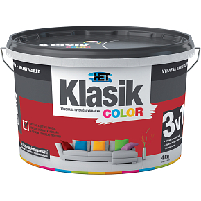 Het Klasik Color malířska farba, 0897 vínová, 4 kg