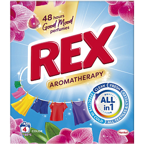 Rex Aromatherapy Orchid Color prací prášok na farebné prádlo 4 dávky 220 g