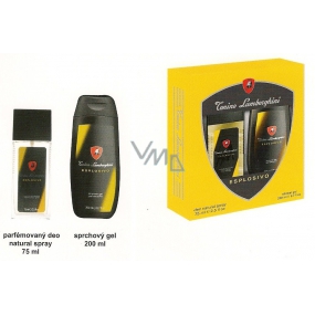 Tonino Lamborghini Esplosivo parfumovaný deodorant sklo pre mužov 75 ml + sprchový gél, kozmetická sada