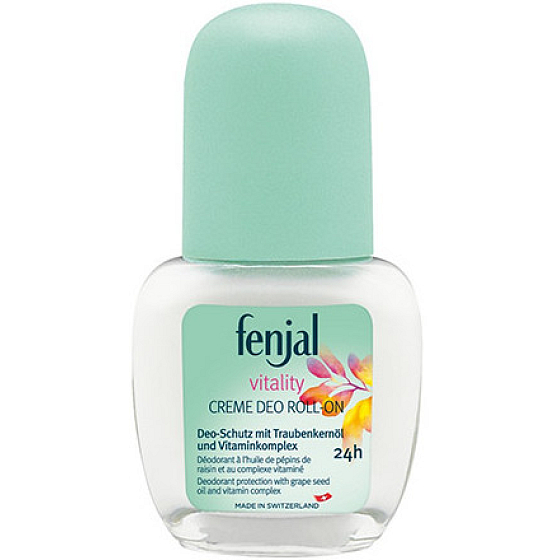 Fenjal Vitality 24h guličkový dezodorant roll-on pre ženy 50 ml