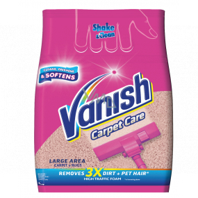 Vanish Shake & Clean prášok na čistenie kobercov 650 g