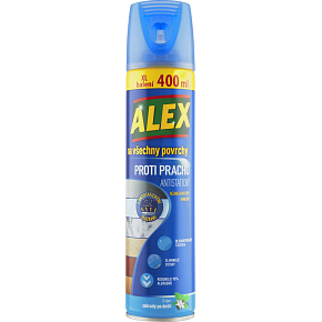 Alex Proti prachu antistatický na všetky povrchy s vôňou jazmínu a korenia, 400 ml
