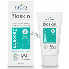 Salcura Bioskin 2 Extra Zeoderm krém na telo aj tvár pre suchú a citlivú pleť 50 ml