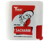 Fan Sacharín Umelé sladidlo 500 tabliet v dávkovači 30 g