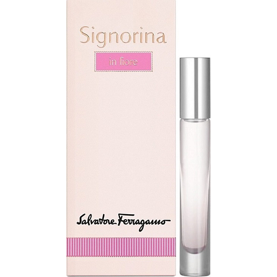 Salvatore Ferragamo Signorina in Fiore toaletná voda pre ženy 10 ml, Miniatúra s rozprašovačom