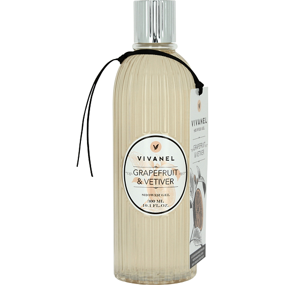 Vivian Gray Vivanel Grapefruit & Vetiver luxusný krémový sprchový gél 300 ml