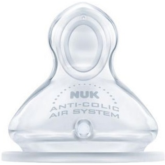 Nuk First Choice Plus silikónová cumlík na mlieko 6-18 mesiacov veľkosť 2 M stredne veľký otvor