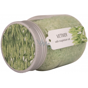 Bohemia Gifts Vetiver a santalové drevo magnéziová soľ do kúpeľa 380 g