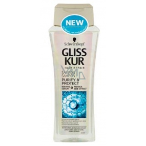Gliss Kur Purify & Protect regeneračný šampón na vlasy 250 ml