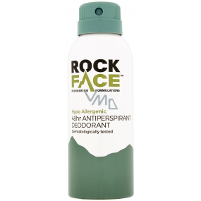 Rockface Hypo Alergenic 48h antiperspirant deodorant sprej pre mužov s citlivou pokožkou 150 ml