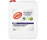 Savo Profi Podlahy a povrchy Lemongrass čistiaci prostriedok dezinfekčné na každodenné upratovaní plôch 5 kg