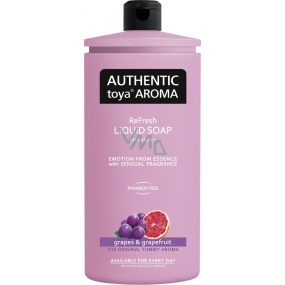 Authentic Toya Aróma Grapes & Grapefruit tekuté mydlo náhradná náplň 600 ml