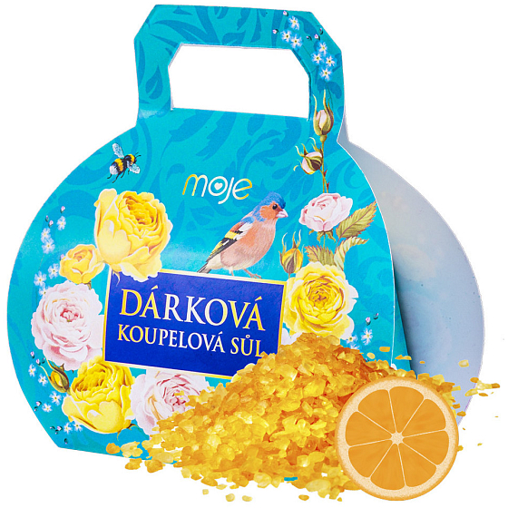 Moje Pomaranč darčeková kúpeľová soľ s bylinkami 50 g