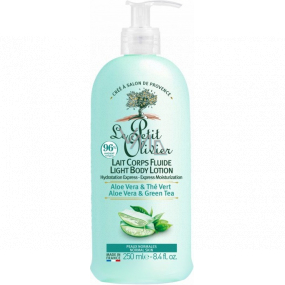 Le Petit Olivier Hydratačné telové mlieko s aloe vera a zeleným čajom 250 ml