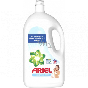 Ariel Sensitive Skin tekutý prací gél 62 dávok 3,410 l