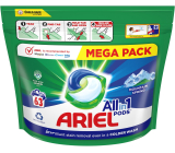 Ariel All in 1 Pods Gélové kapsuly Mountain Spring na pranie bielej a svetlej bielizne 63 kusov