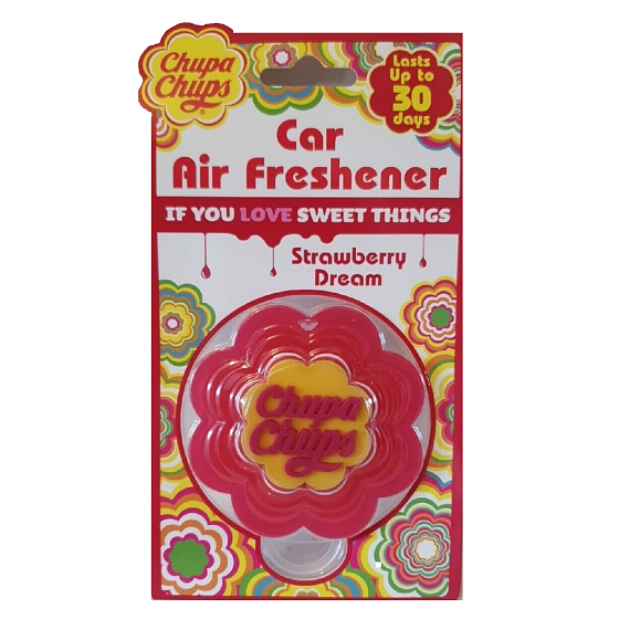 Chupa Chups Strawberry Dream - vôňa do auta Strawberry Dream 1 kus