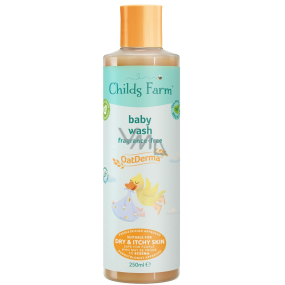 Childs Farm Baby Oat Derma umývacia emulzia bez parfumu na suchú a svrbiacu pokožku so sklonom k ekzémom 250 ml