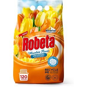 Robeta univerzál prací prášok 9 kg, 120 dávok