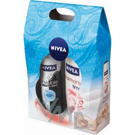 Nivea Kazpure sprchový gél 250 ml + antiperspirant sprej 150 ml, pre ženy kozmetická sada