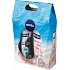 Nivea Kazpure sprchový gél 250 ml + antiperspirant sprej 150 ml, pre ženy kozmetická sada