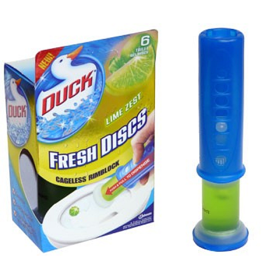 Duck Fresh Discs Limetka WC gél pre hygienickú čistotu a sviežosť toalety 36 ml