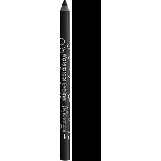 Dermacol Waterproof Eyeliner ceruzka na oči vodeodolná 01 čierna 1,4 g