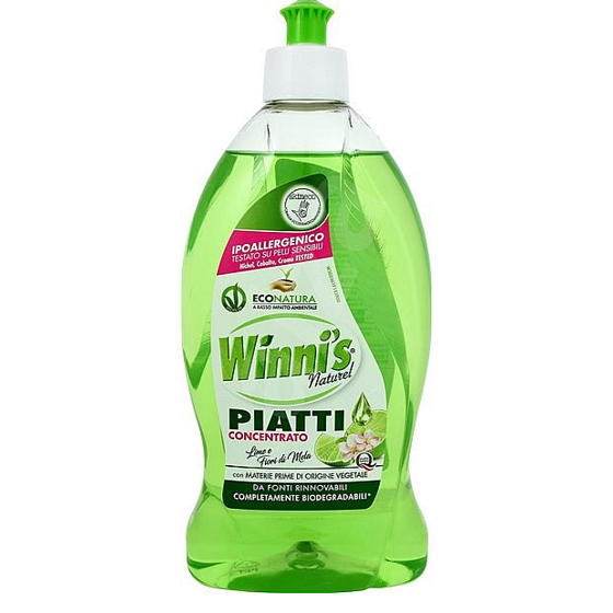 Winnis Eko Piatti Lime koncentrovaný hypoalergénny umývací prostriedok na riad 500 ml