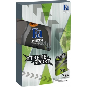 Fa Men Xtreme Sports sprchový gel 400 ml + dezodorant sprej 150 ml, kozmetická sada