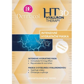 Dermacol Hyaluron Therapy 3D Intenzívny hydratačný a remodelačný maska 2 x 8 g