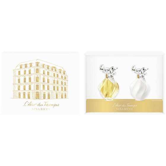Nina Ricci L Air du Temps toaletná voda 100 ml + telové mlieko 200 ml, darčeková sada