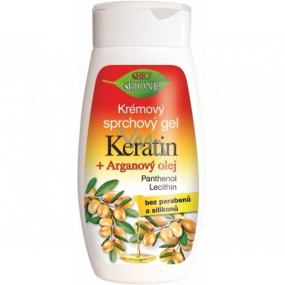 Bion Cosmetics Keratín & Arganový olej krémový sprchový gél pre všetky typy pokožky 260 ml