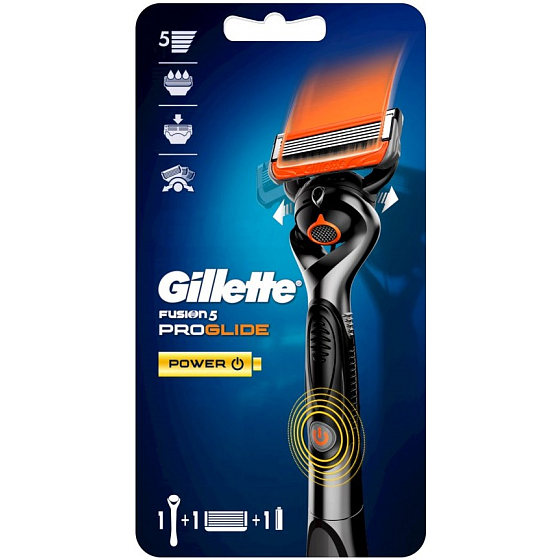 Gillette Fusion ProGlide Flexball Power holiaci strojček + náhradná hlavica 1 kus + batéria 1 kus, pre mužov
