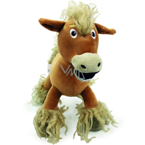 EP Line Pets Shetlandský poník plyšové hospodárske zvieratko 25 cm, odporúčaný vek 3+