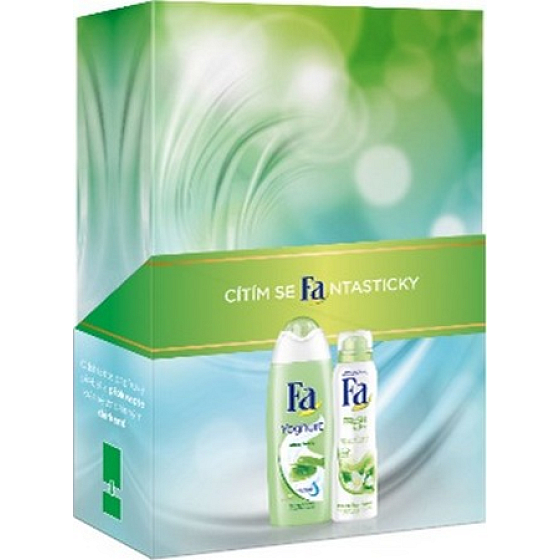 Fa Aloe Vera sprchový gel 250 ml + Fresh antiperspirant dezodorant sprej 150 ml, kozmetická sada
