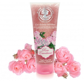 Jeanne en Provence Rose Envoutante - Podmanivá ruža sprchový peelingový gél 200 ml