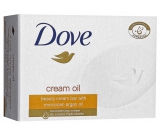 Dove Cream Oil Moroccan Argan Oil krémové toaletné mydlo s arganovým olejom 100 g