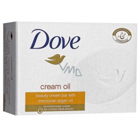 Dove Cream Oil Moroccan Argan Oil krémové toaletné mydlo s arganovým olejom 100 g