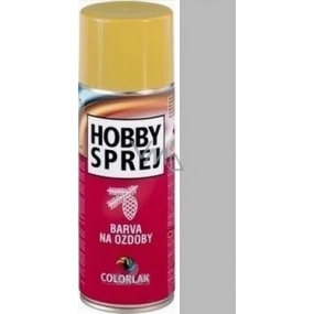 Colorlak Hobby Farba na ozdoby Strieborná 160 ml sprej