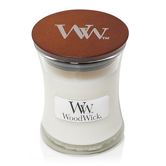 Woodwick Magnolia - Magnólia vonná sviečka s dreveným knôtom a viečkom sklo malá 85 g