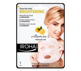 Iroha Brightening Rozjasňujúci látková maska s vitamínom C a kyselinou hyalurónovou 23 g