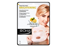 Iroha Brightening Rozjasňujúci látková maska s vitamínom C a kyselinou hyalurónovou 23 g