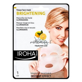Iroha Brightening Rozjasňujúci látková maska s vitamínom C a kyselinou hyalurónovou 23 g