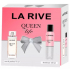 La Rive Queen of Life toaletná voda pre ženy 75 ml + dezodorant sprej 150 ml, darčeková sada